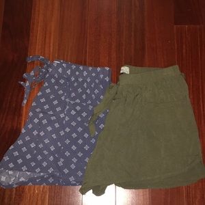 Abercrombie Flowy Shorts Bundle with Pockets